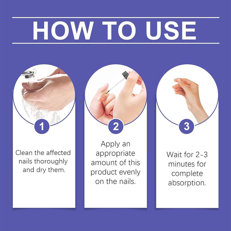 Extra Strength Toenail Fungus Treatment 1oz, Restore Yellow Nails | For Toenails & Fingernails, Gentle Non-Irritating, Precision Brush Applicator, Fast-Absorbing, Athlete's Foot Relief
