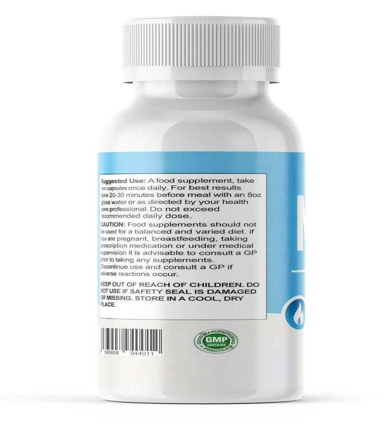 Nexfit Food Supplement – 60 Capsules – with Magnesium, Zinc, Green Tea Extract, MCT & Vitamin B Complex – Energy & Metabolism Support