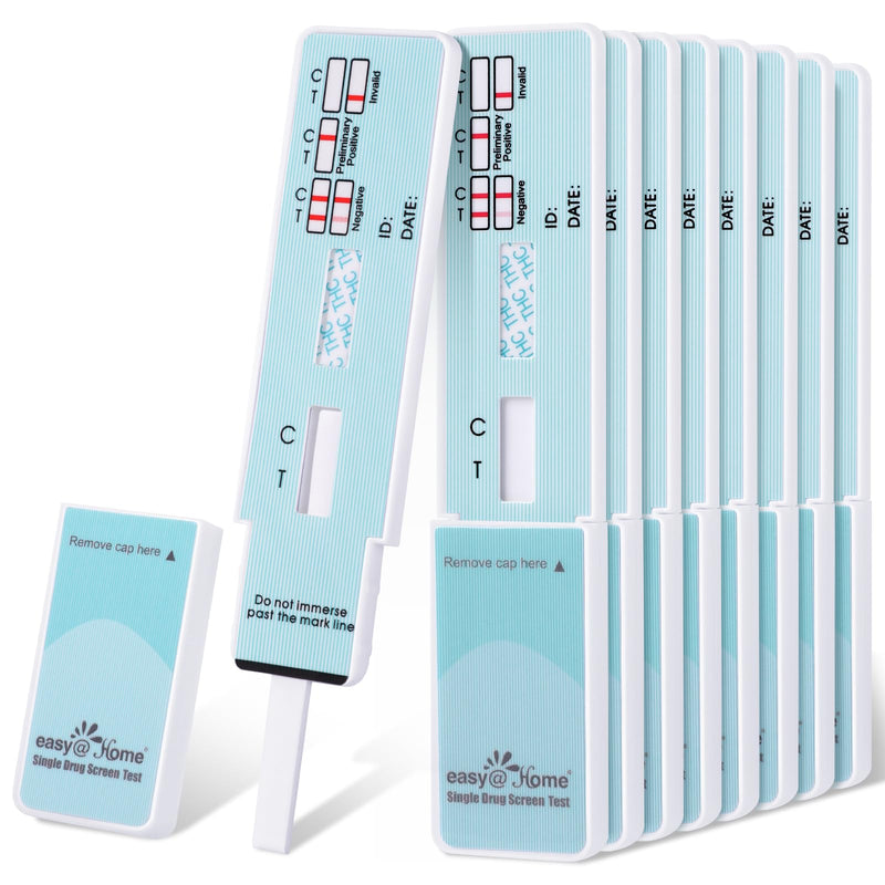 Easy@Home 25 Pack Marijuana Drug Test Kit - Urine THC Test for Home Use | THC Urine Tests (Cannabinoids Test) for Home Use, THC Detox Testing Kits 50ng/mL, Drug Testing Kit Track THC Detox #EDTH-114 25 Count (Pack of 1)