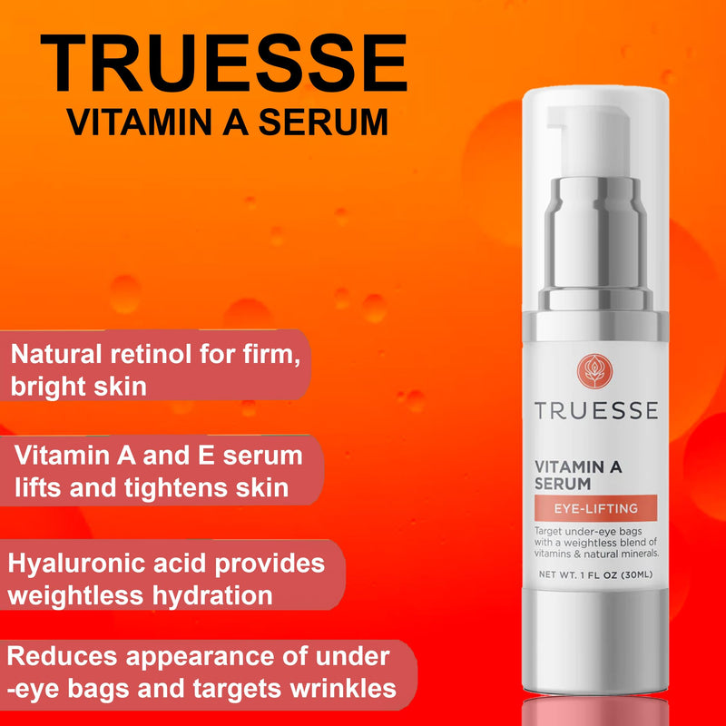 Ayurvedic Vitamin A Serum – Natural Retinol for Firm Bright Skin - Reduces Under Eye Bags – Hyaluronic Acid for Hydration