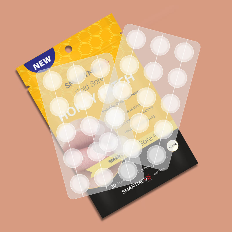 [Australia] - Cold Sore Treatment Patch Duo - Large Ultra Thin 15mm & Honey 12mm 54 patches 