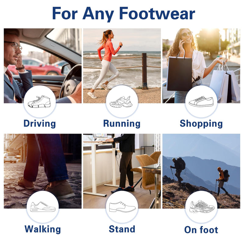 [Australia] - Orthopedic insoles, plantar fasciitis insoles, for flat feet, foot pain, heel spurs, shoe insoles orthopedic for men and women, cuttable size, M (EU M'S39-41/W'S41-43, 26.5cm-27.5cm) M (EU M'S39-41/W'S41-43) 26.5cm-27.5cm 