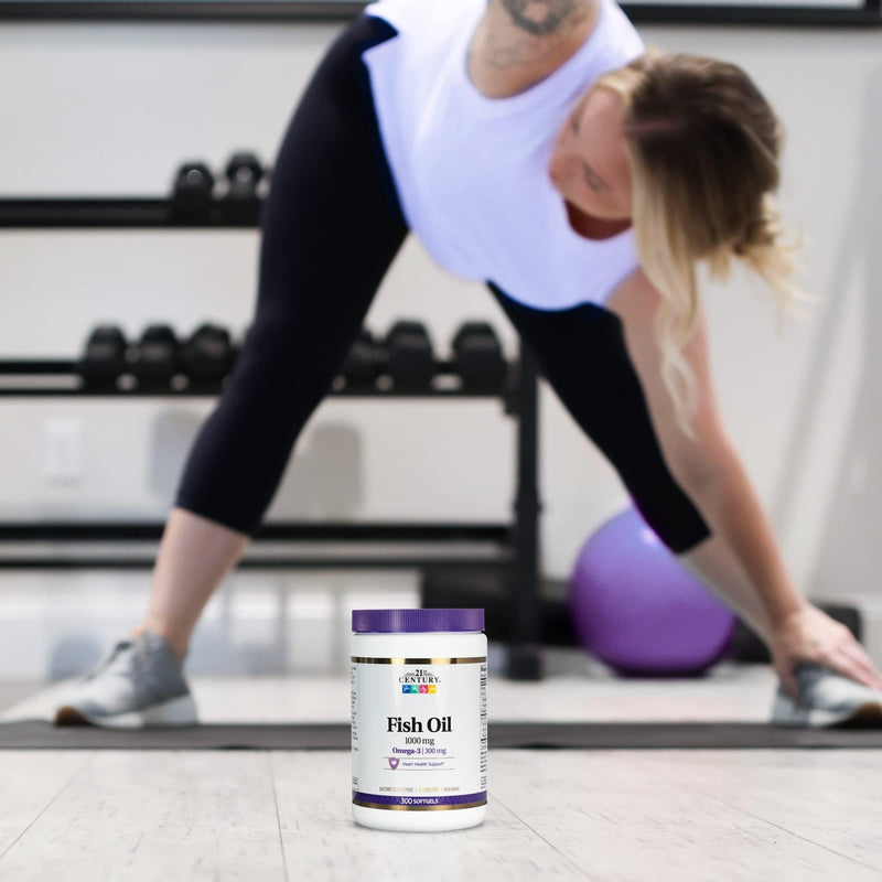 [Australia] - 21st Century Fish Oil 1000 mg Softgels, 300 Count 1 