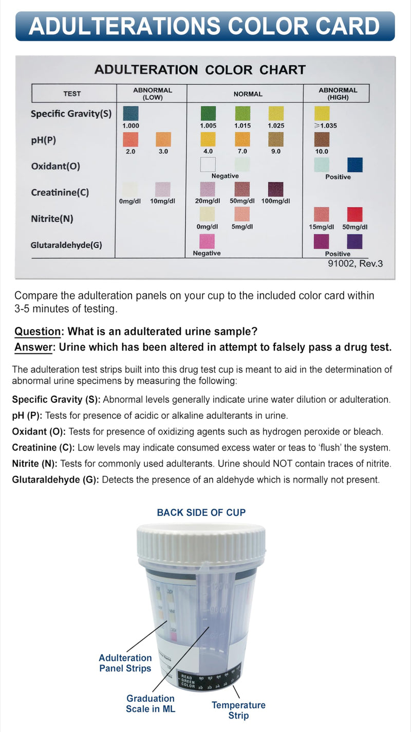 [Australia] - Identify Diagnostics USA Drug Screen Test | 5 Pack | Made in USA 14 Panel CLIA Waived Instant Urine Drug Test Kit with 6 Adults for AMP,BAR,BUP,BZO,COC,EDDP,MDMA,MET,MTD,MOP|OPI,OXY,PCP,TCA,THC 