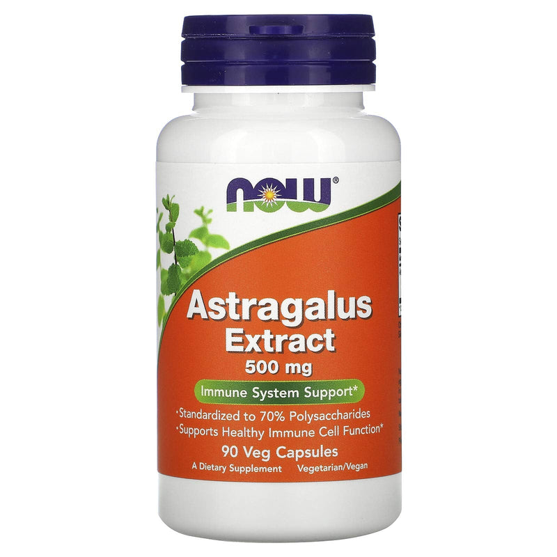 [Australia] - NOW Foods Astragalus 70% Extractract 500mg, Veg-Capsules, 90-Count (Pack of 2) 
