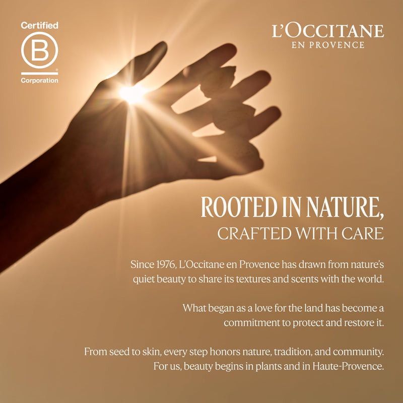 L'OCCITANE 15% Organic Shea Butter Foot Cream, Moisturizes, Soothes & Softens Feet, Repairs Cracked & Dry Heels, Fast Absorbing, Non-Greasy, Vegan 5.3 Fl Oz-New