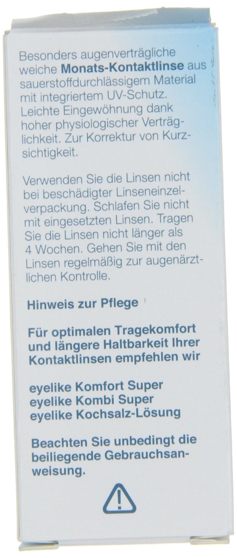 [Australia] - Eyelike monthly contact lens, -3.00 diopters, 1 piece 