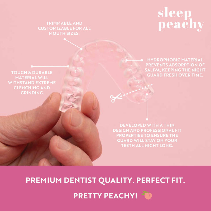 [Australia] - FlexiFit Night Guard for Women - Pack of 2 Mouth Guards for Teeth Grinding, Clenching and Bruxism (Clear) Clear 