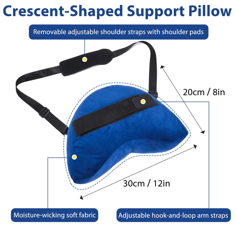 [Australia] - Post Shoulder Surgery Pillow - Rotator Cuff Pillow Surgery for Shoulder Pain Relief With Strap, Arm Sling Side Sleeper Pillows for Adults, Post surgery gifts for women and men 