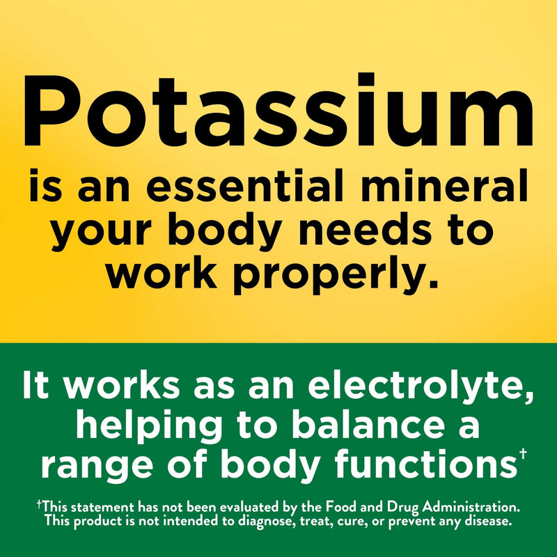 [Australia] - Nature Made Potassium Gluconate 550 mg, Dietary Supplement for Heart Health Support, 100 Tablets, 100 Day Supply 100 Count (Pack of 1) 