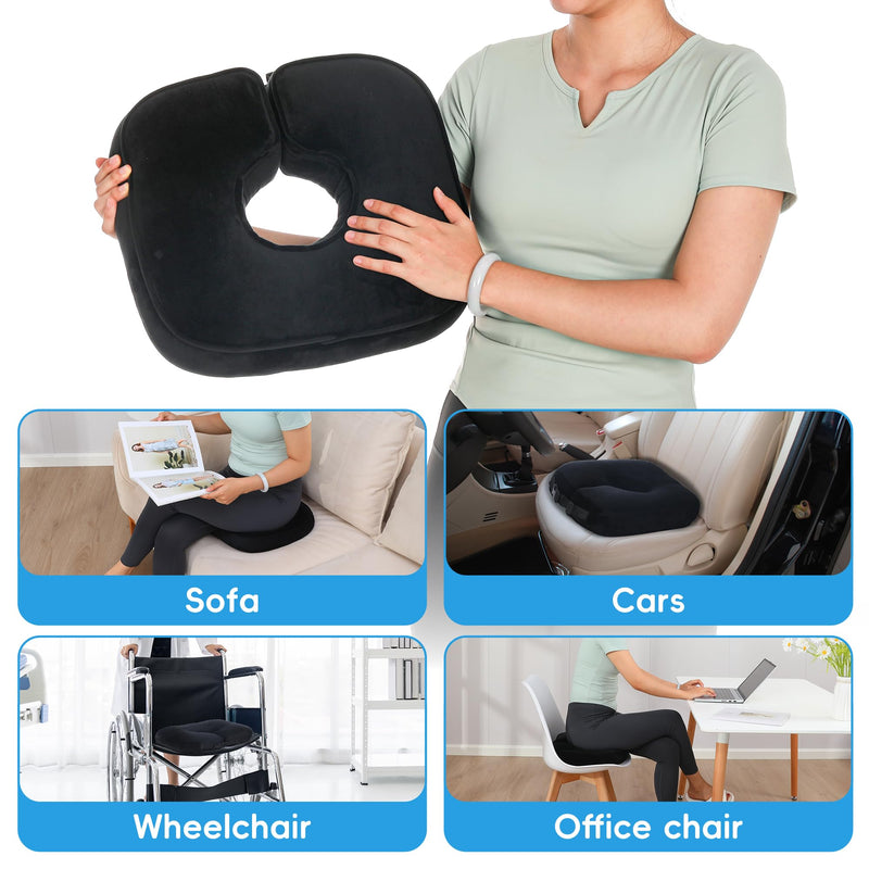 [Australia] - Donut Pillow Tailbone Pain Relief Bed Sore Pillow,Hemorrhoid Pillow,Butt Donut Cushion for Hemorrhoids,After Surgery,Pregnancy, Pressure Sores. 