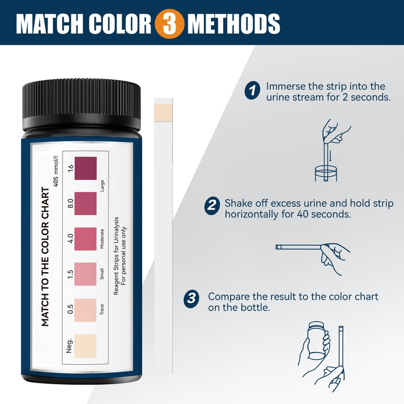 [Australia] - Ketone Test Strips, 150 Strips Keto Strips Urine Test for Ketosis Home Quick and Reliable Results 