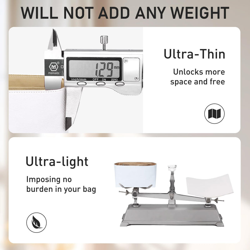 Purse Organizer Insert for Coach Brooklyn 39 Bag | Soft, Lightweight Dupont Paper Tote Shaper & Divider | Water-Resistant with 9 Pockets(Brooklyn 39, White yellow-brown)