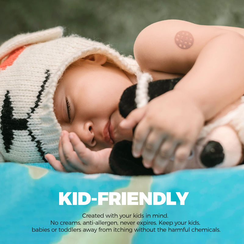 [Australia] - Bite Itch Relief Patches 27 Patches Kids, Natural Itch Relief Stickers, Reduces Itch & Swell, After Bite Anti Itch Patch - Summer Travel Camping Essential for Mom, Family Cuticolor 27 Patch 