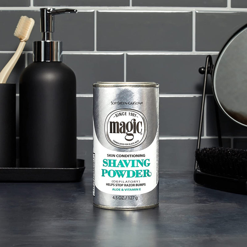 [Australia] - Magic Platinum Shaving Powder 4.5oz. Skin Conditioning (3 Pack) Unscented 4.5 Ounce (Pack of 1) 