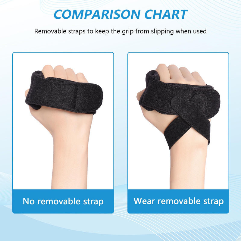 Palm Protector for Hand Contracture, Palm Grip, Finger Contracture Cushion for Rehabilitation Stroke Hemiplegic, Arthritis, Skin Breakdown, Hand Grip Strengthener,Contracture Prevention Pad