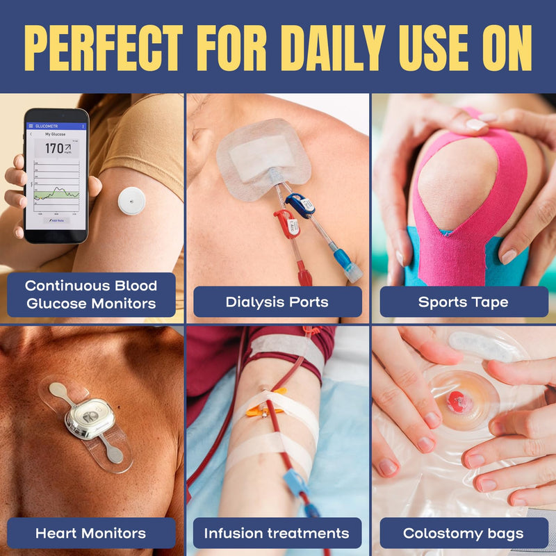 [Australia] - Sting-Free Adhesive Remover - Gentle & Pain-Free Bandage & Strong Adhesive Remover | Ideal for Sensitive Skin, Sports Tape, Dialysis Ports, Continuous Blood Glucose Monitoring & Colostomy Bag Care 
