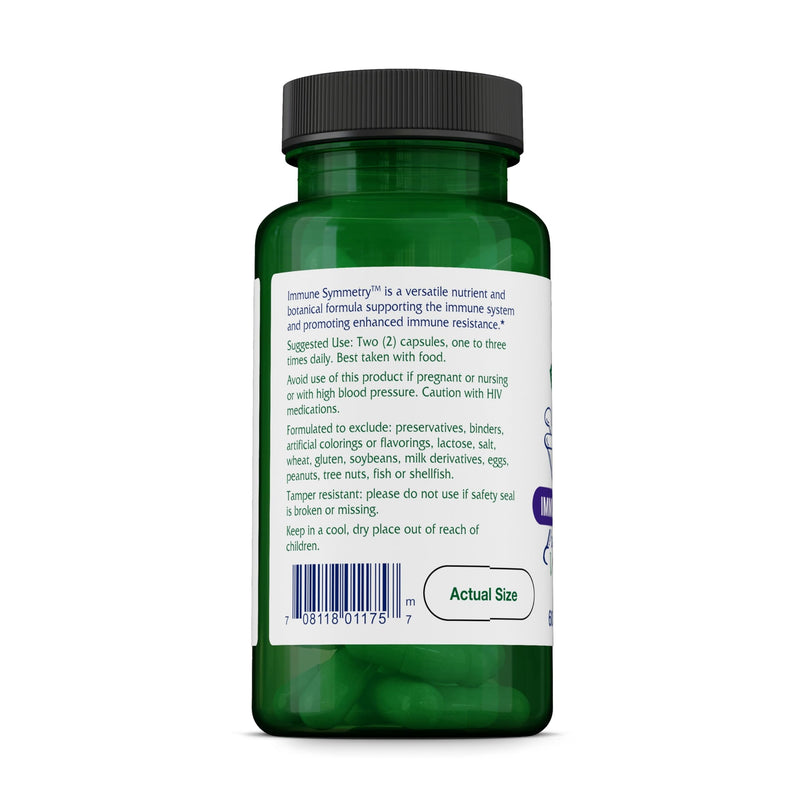 Vitanica Immune Symmetry - Immune System Support Supplement with Vitamins A, C & B6 - Antioxidant Supplement to Support Immune Health - Vegan Supplement - Professional Line - 60 Vegan Caps Pro Logo - 60 Vegan Caps