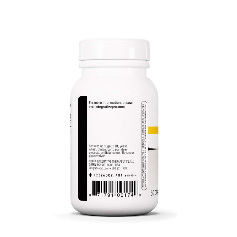 [Australia] - Integrative Therapeutics NAC - Supports Healthy Respiratory & Lung Function* - Supports Production of Glutathione* - 60 Capsules Standard Packaging 