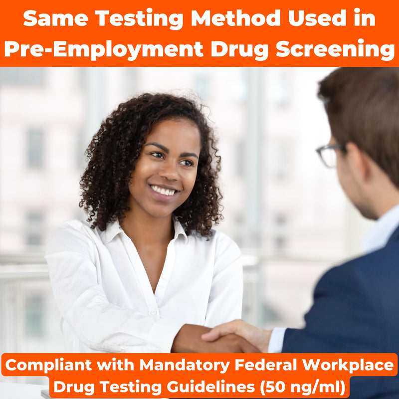 [50 Tests] EZCHECK® Highly Sensitive at Home Marijuana Drug Test Strip, THC Urine Drug Test, Easy Home Drug Test, 50 ng/ml - Fast Result in 5 mins - FSA/HSA Eligible