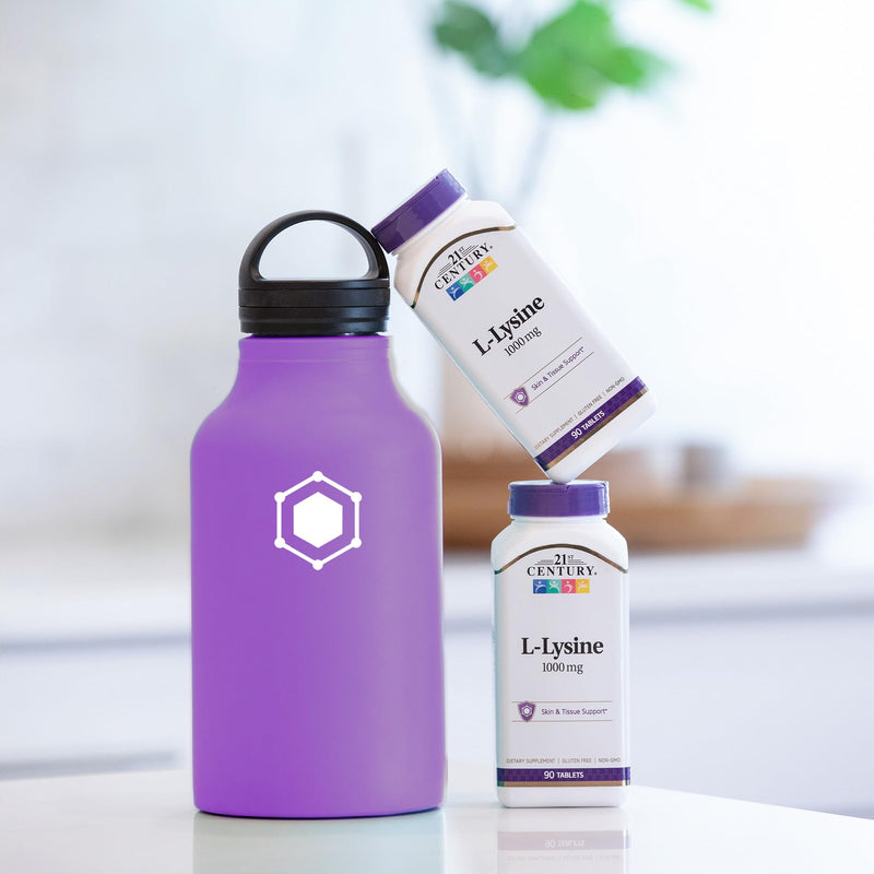 [Australia] - 21st Century Healthcare L-Lysine 1000 mg, 90 Count Tablets 