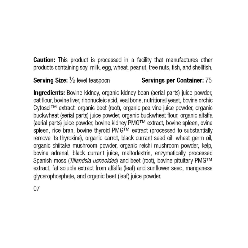 Standard Process - Canine Renal Support - Kidney Health for Dogs - 110 Grams - PawsPlanet Australia