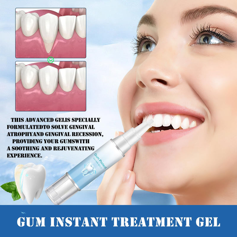 [Australia] - Neslemy™ Gum Shield Therapy Gel, Neslemy Gum Gel, Dentizen Gum Therapy Gel, Teeth Whitening Essence Pen, Gum Instant Treatment Gel, pack of 3 A 