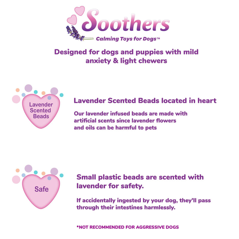 SPOT Soothers- On The Go Sachets- Separation Anxiety Toys for Dogs & Puppies, Scented with Calming Lavender Fragrance Beads to Safely Calm Pets During Travel and Vet Visits, 2pcs - PawsPlanet Australia