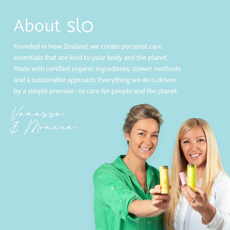 Slo Hydrating Lip Balm - All Natural Ingredients, Minty Lip Balm with Organic Jojoba, Rosehip, Cocoa Butter - Vegan, Cruelty-Free, Paper Packaging - Peppermint + Vitamin E (0.28oz/8g) 1 Pack (0.28oz/8g)