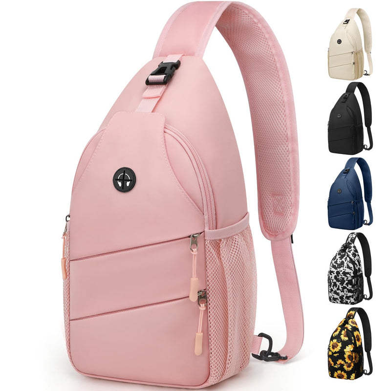 Pritent Crossbody Bags for Women & Travel Duffle Bag for Women(Pink)