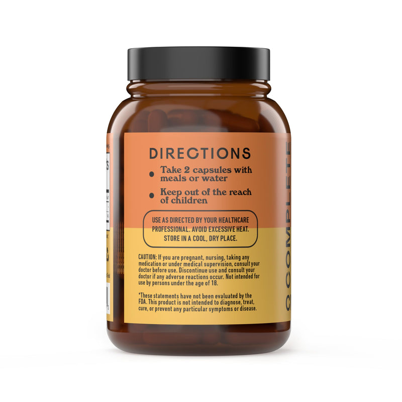 [Australia] - Complete Natural Products Organic Papaya Enzymes & Papain Enzyme Capsules - 500mg 100 Pills, Organic Papaya Powder Digestive Super Fruit Capsules 