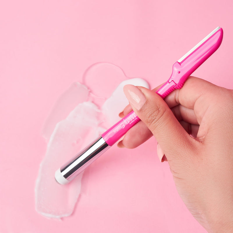 [Australia] - Fuzz Eraser by The Original MakeUp Eraser, 2-in-1 Dermaplaning Facial Razors and Cooling Eye Roller, Tool for Exfoliation, Hair Removal, Face Massage 