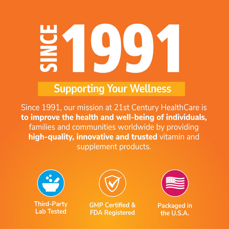21st Century Vitamin C 1000mg Prolonged Release Tablets, Immune, 110ct | Vitamin C 1000 mg Prolonged-Release Ascorbic Acid, Immune & Antioxidant Support, Steady All-Day Release for Men & Women 110 Count (Pack of 1)