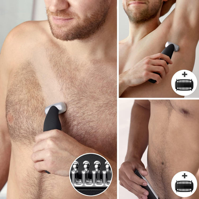 [Australia] - Philips BG7025/15 Bodygroom Series 7000 with integrated comb attachment (3 to 11 mm) Black 2 Piece Set 