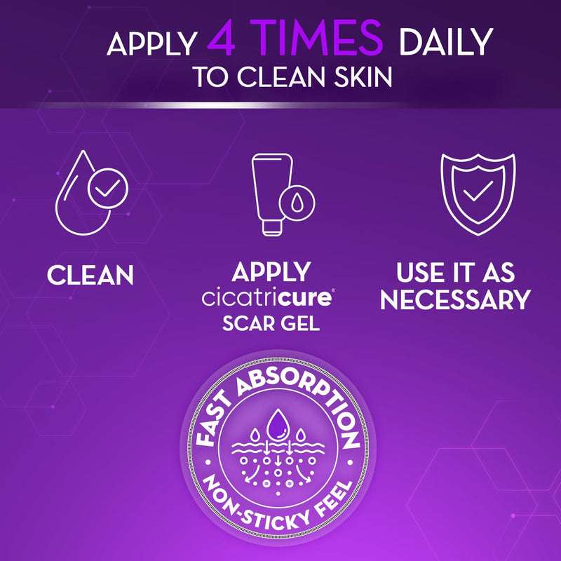 [Australia] - Cicatricure Advanced Scar Gel for Face & Body - Proven Results in 2 Weeks, Scar Treatment for Surgical Scars, Stretch Marks, Scars of Burns and Injuries, Acne Scar Treatment, 1 oz (28 g) Face & Body Scar Gel, 1oz 
