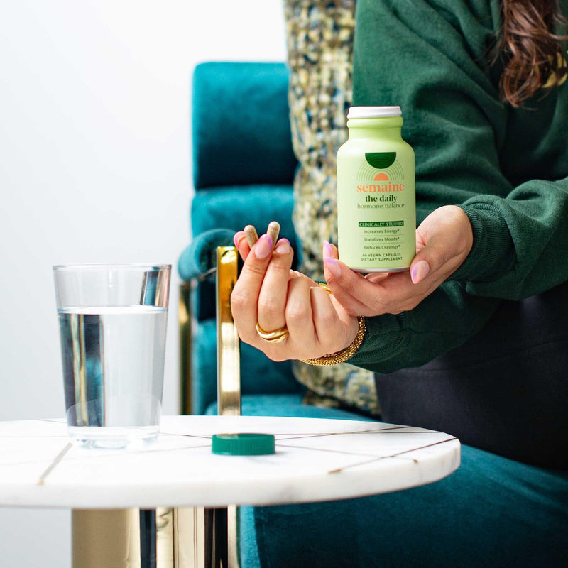 [Australia] - Semaine Daily Hormone Balance ‚Äì Clearer Skin, Enhanced Moods, Deeper Sleep & Happier Hormones. Hormone-Free, Vegan Capsule, Multi-Symptom Support (60 ct) 