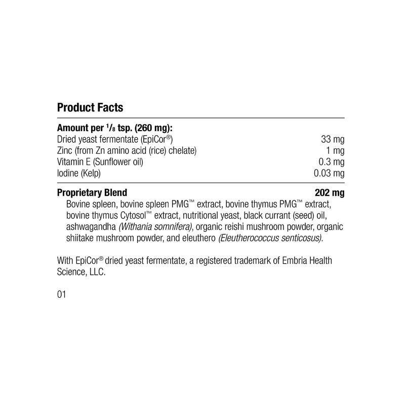 Standard Process Canine Immune System Support - Immune Support Supplement for Dogs - Powder Canine Supplement Aids Overall Health & Wellness - Immunity Support Supplement with Zinc & Kelp - 30 g 1.1 Oz (Pack of 1) - PawsPlanet Australia