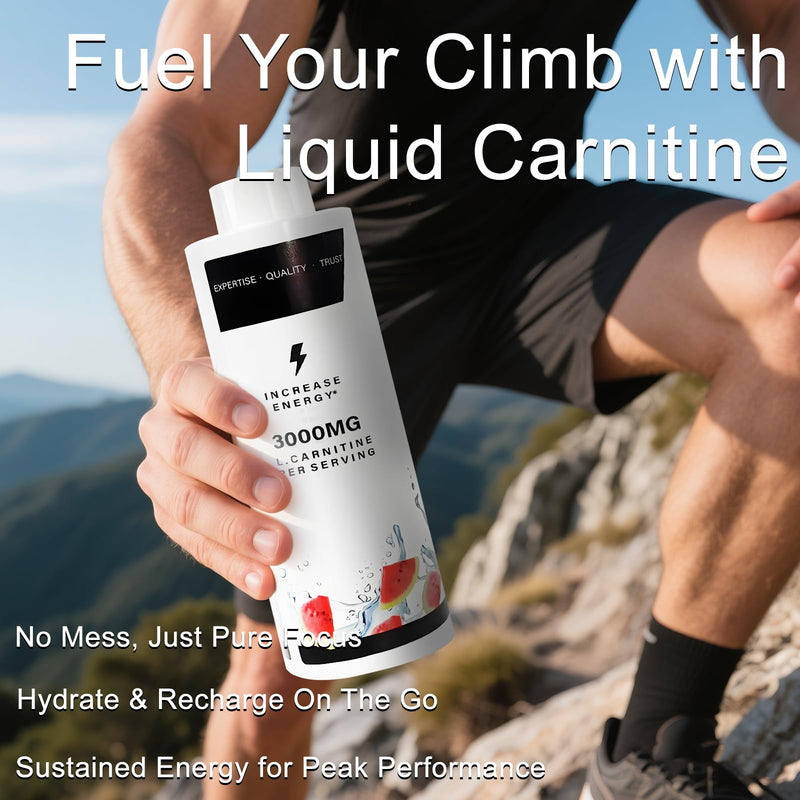 [Australia] - Liquid Carnitine 3000mg ‚Äì Energy & Metabolism Support with Acetyl L-Carnitine ‚Äì Watermelon Flavor ‚Äì 31 Servings 
