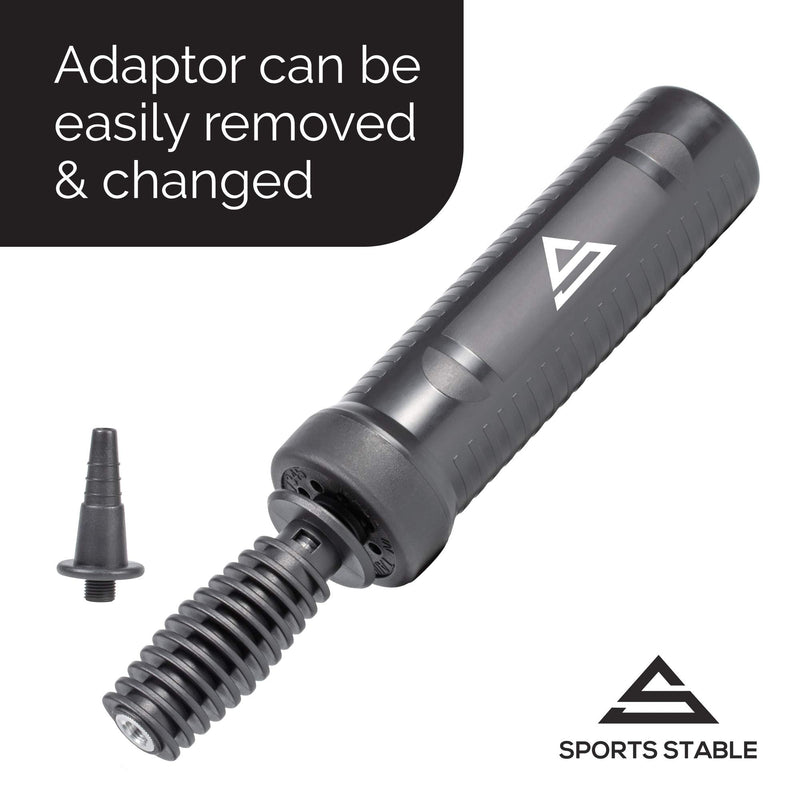 [Australia] - Exercise Ball Pump, Dual Inflation Manual Air Pump for your Gym Ball, Swiss Ball, Yoga ball, Pool Inflatables and Party Balloons 