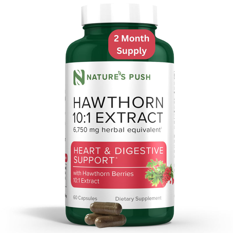 [Australia] - Super Potent Hawthorn Berry 10:1 Extract Capsules for Digestion Heart Health and Glycemic support - Extra Strength Hawthorn Berry Capsules - Non-GMO Gluten Free Vegan GMP USA 2 month supply 