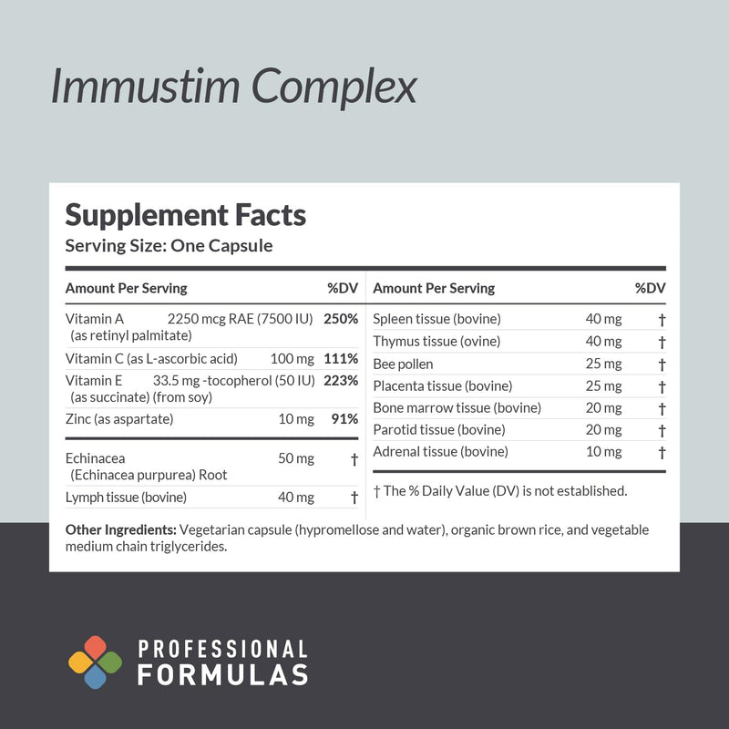 Prof. Complementary Health Formulas Immustim Complex 180c 1 Count (Pack of 180)