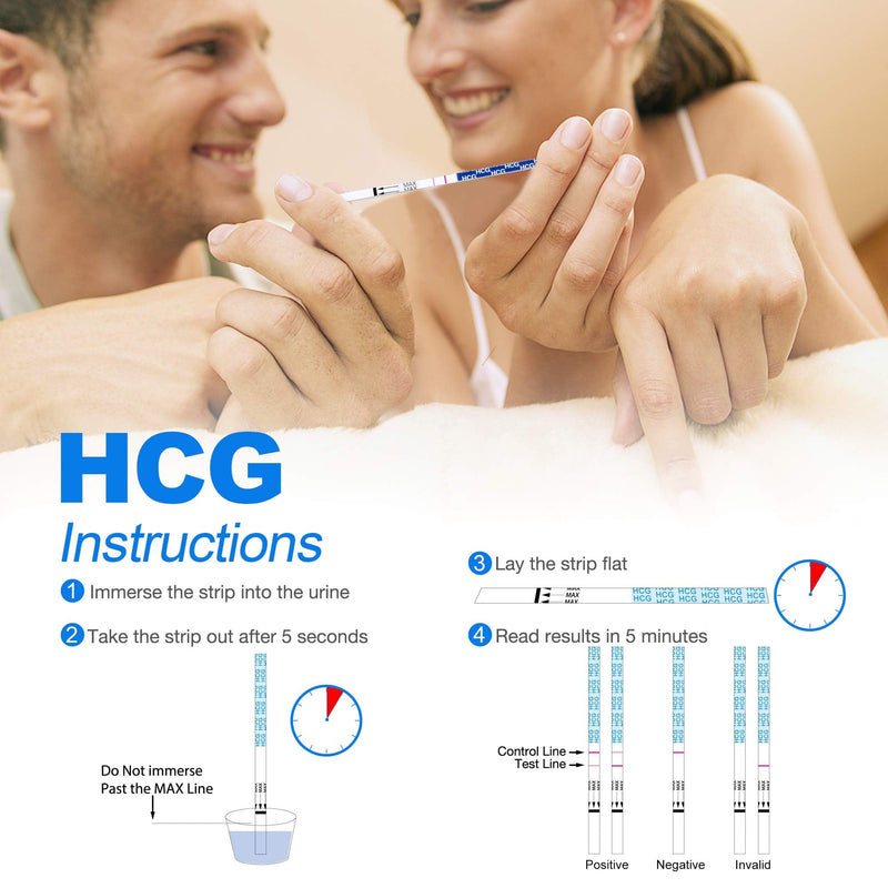[Australia] - MomMed Ovulation Test Strips, Ovulation and Pregnancy Tests (LH50-HCG20), Includes 50 Ovulation Tests and 20 Pregnancy Tests with 70 Urine Cups, Accurately Track Ovulation and Detect Early Pregnancy 1 Count (Pack of 1) 