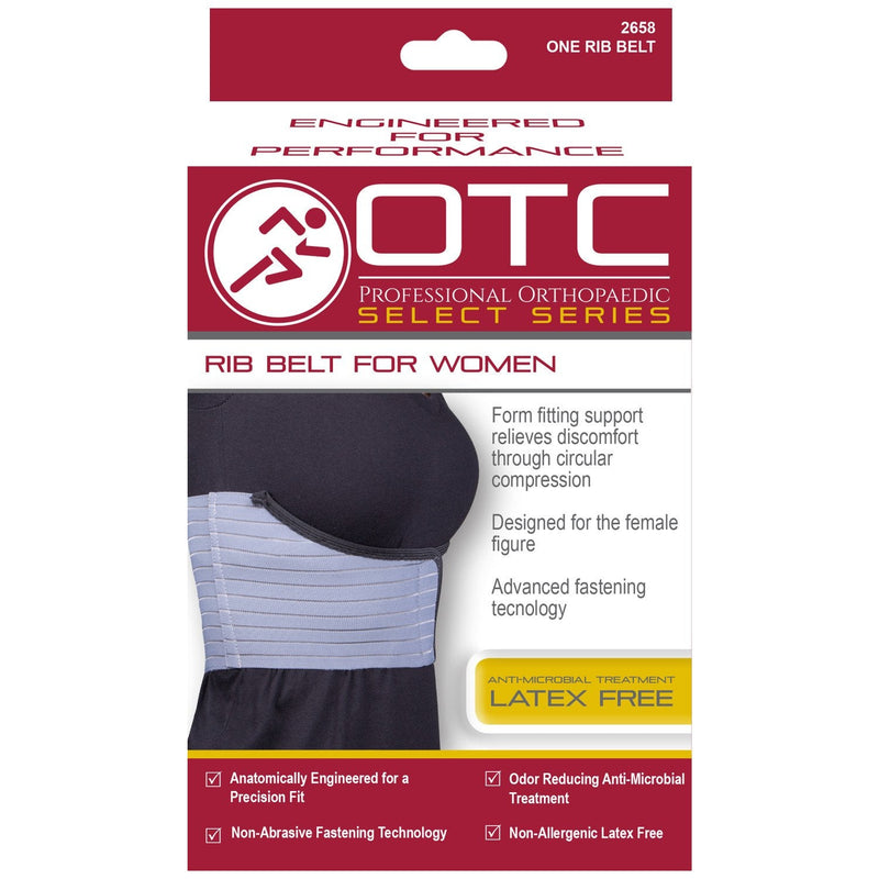 [Australia] - OTC Rib Belt for Women, 6-Inch Elastic Chest, Select Series 39-48 Inch (Pack of 1) 