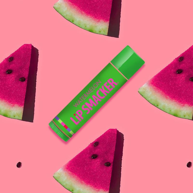 [Australia] - Lip Smackers Flavored Lip Balm Original & Best - Moisturizing, Soothing Trio Strawberry, Watermelon, & Cotton Candy Strawberry, Cotton Candy, Watermelon 