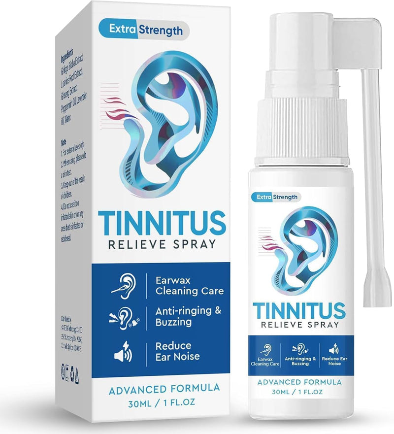 [Australia] - Tinnitus Relief Spray, Tinnitus Relief for Ringing Ears, Ear Discomfort, Clean Ears, Improve Hearing, 30 ml 