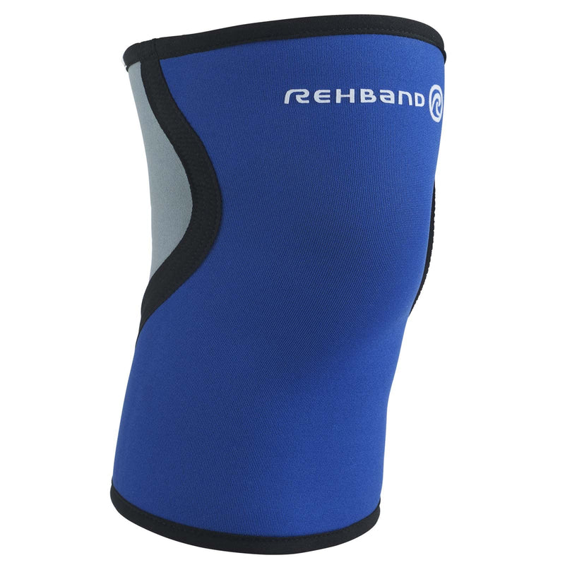 Rehband light Knee Support 3mm, Knee Sleeve for Endurance & Fitness, more stability and movement control during workout, Colour:Blue, Size:Medium Medium (Pack of 1) Blue
