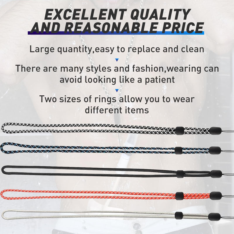 [Australia] - 5 Sets Peritoneal Dialysis Accessories, PD Catheter Holders, Perfect Replacement for PD Catheter Belts/Peritoneal Dialysis Belts, Catheter Peritoneal Supplies, Adjustable Shower Lanyard 