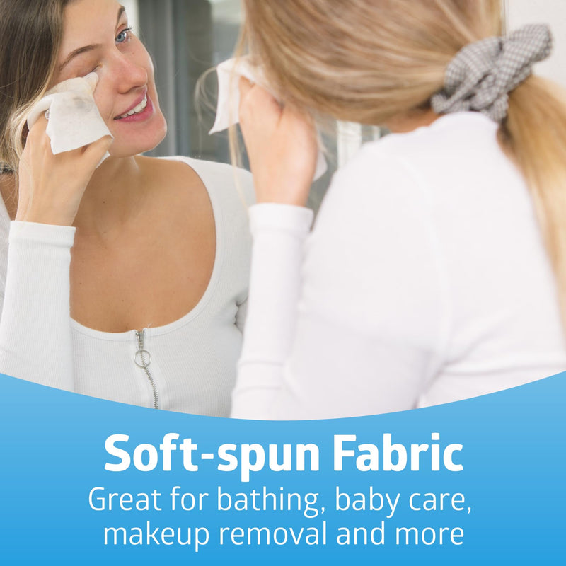[Australia] - Medline Ultrasoft Absorbent Dry Cleansing Wipes, Hypoallergenic and Fragrance-Free, 10" x 13", 50 Count 