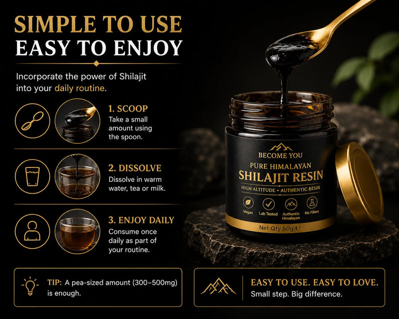 Pure Himalayan Shilajit Resin, 50g, Authentic High Altitude, Lab Tested, Vegan, Heavy Metals Tested, Traditional Mineral Complex, Energy & Vitality Support