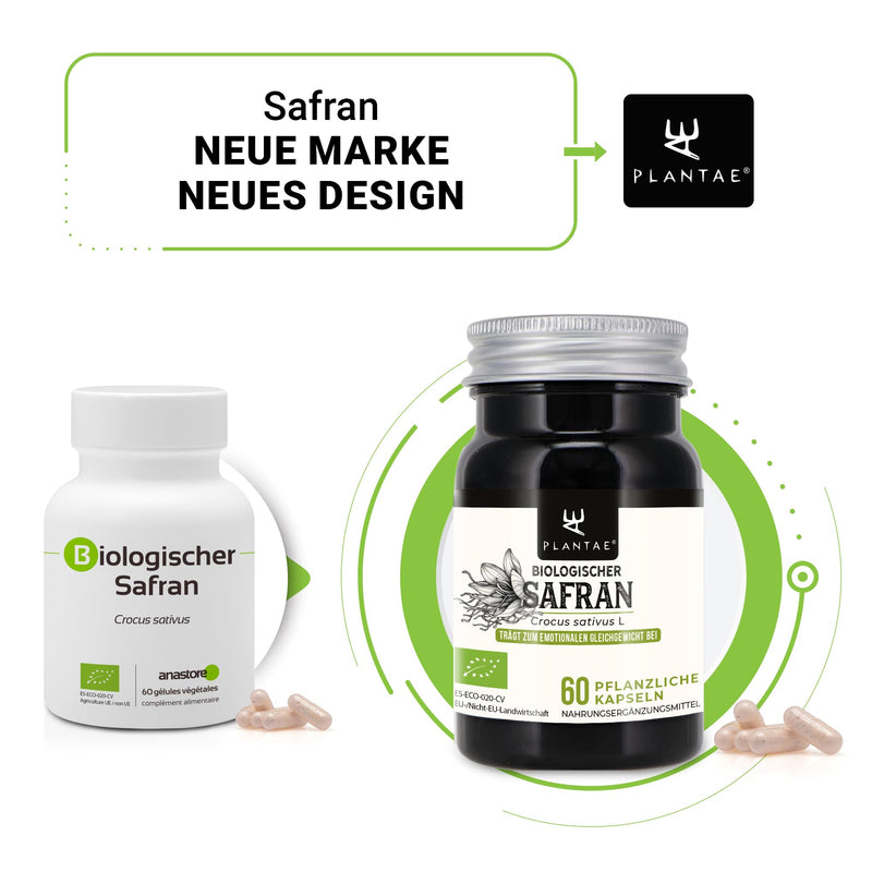 [Australia] - ORGANIC SAFFRON * 15 mg / 60 capsules * Emotional balance, muscles and skeletons 
